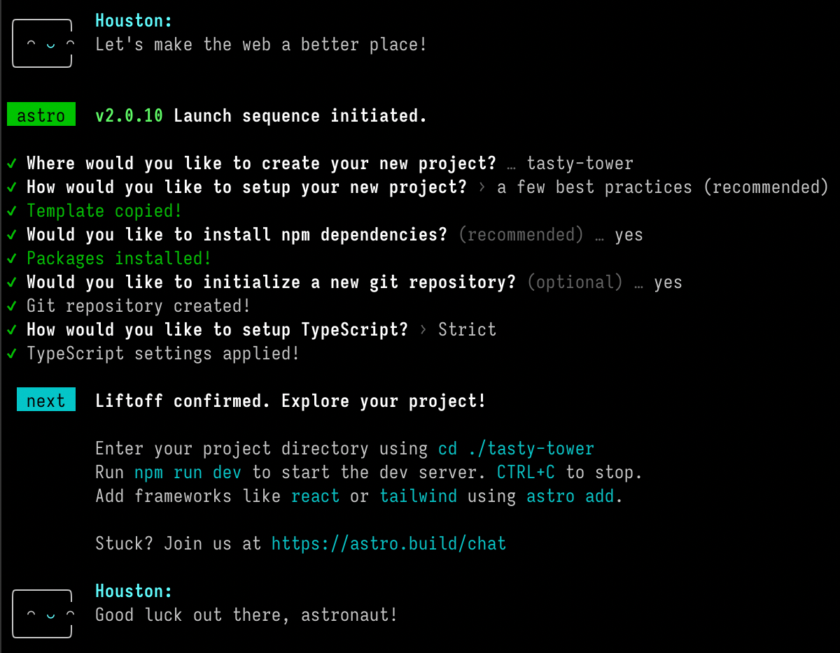 以前の create-astro